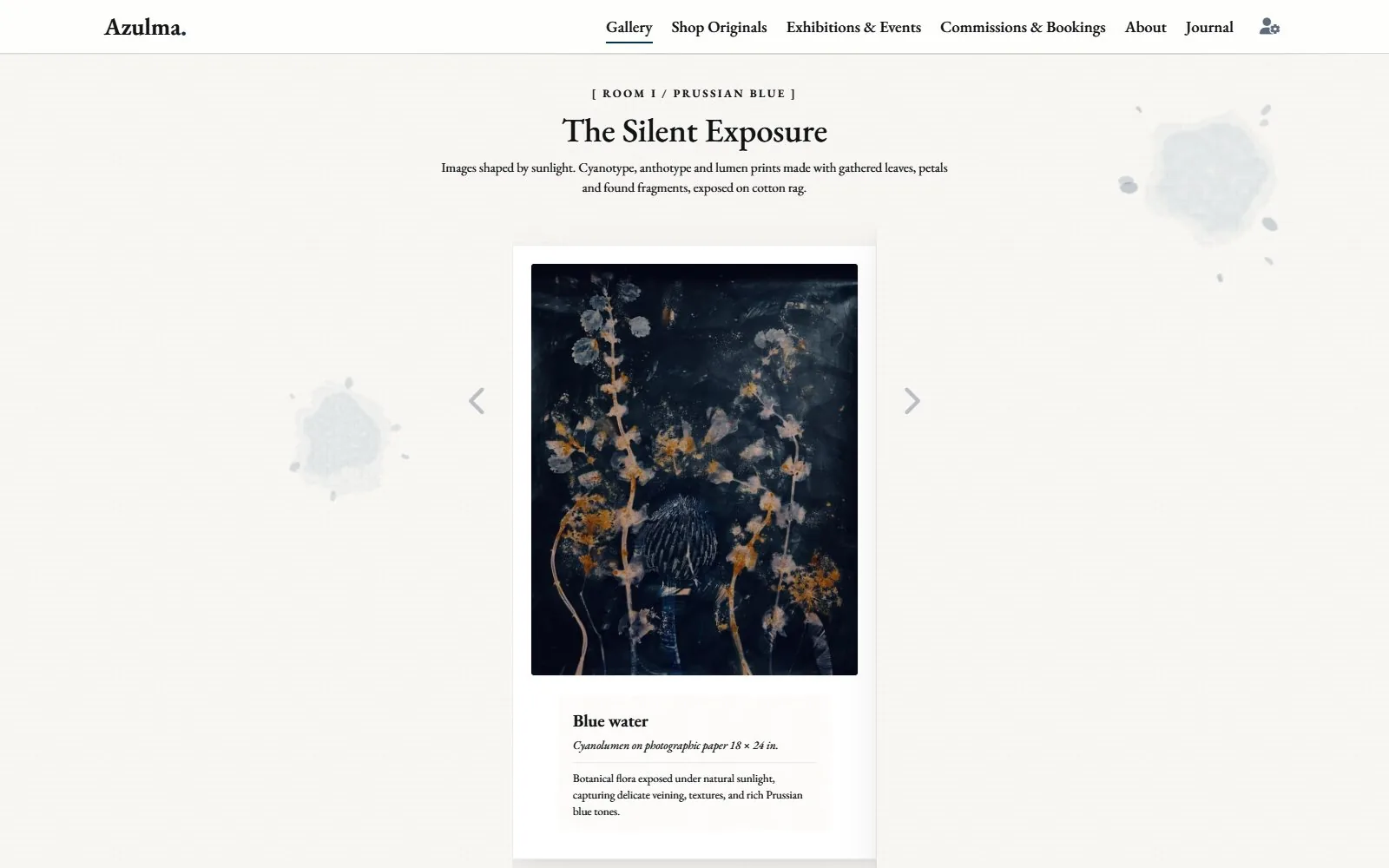 Azulma Studio website