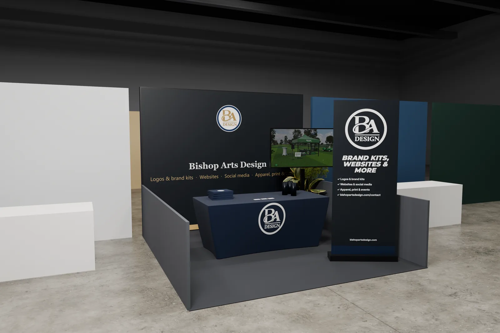 Bishop Arts Design trade-show booth