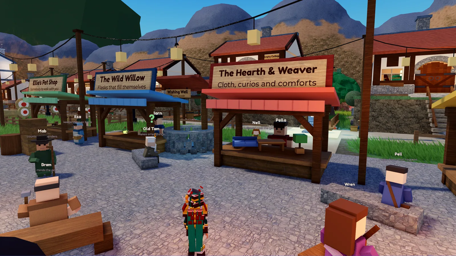 Village market in Fable of the Five Kingdoms
