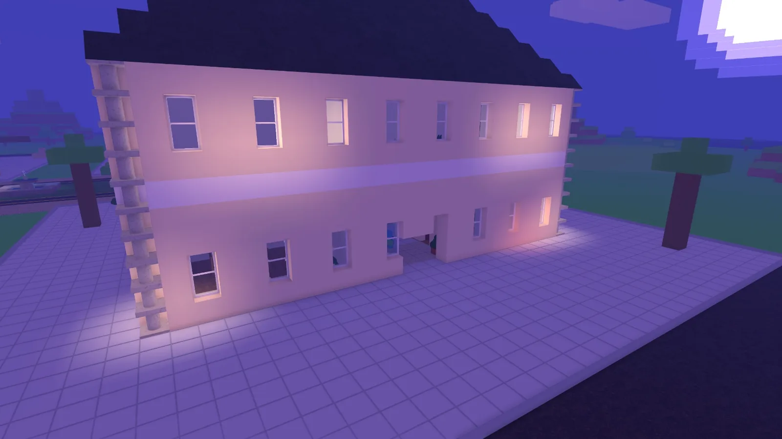 Mansion wall broken in a night raid